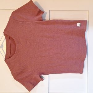 Vuori Mudra short sleeve crop ribbed shirt women's Small